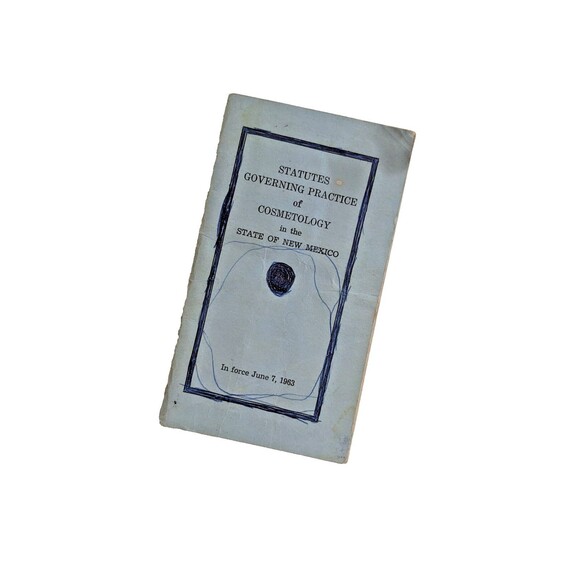 Other - Statutes Governing the Practice of Cosmetology‎ in the State of New Mexico 1963